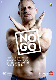NO GO Plakat 2 Mann