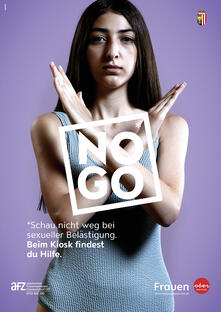 NO GO Plakat 4 Frau