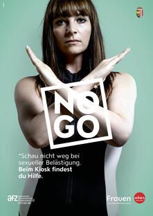 NO GO Plakat 1 Frau
