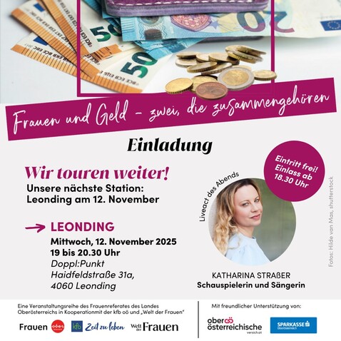 Einladung Frauen und Geld Leonding Einladung Frauen und Geld Leonding