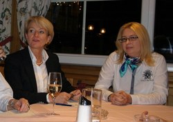 Brigitte Gruber und LAbg. Silke Lackner